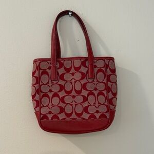 Vintage Y2K Coach Mini Lunch Tote Bag